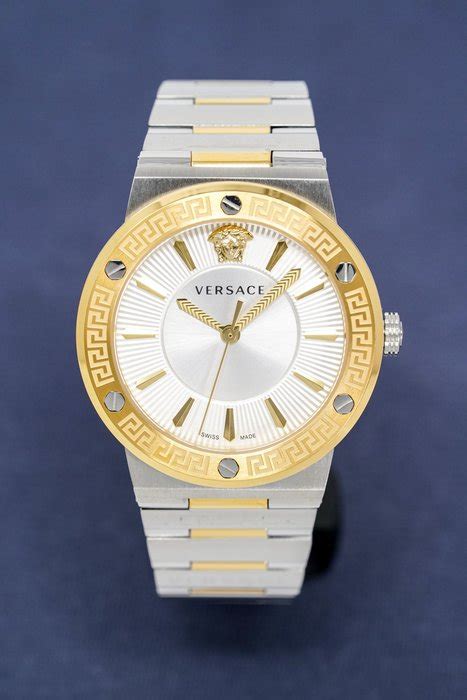 versace v 78|versace silvertone greca.